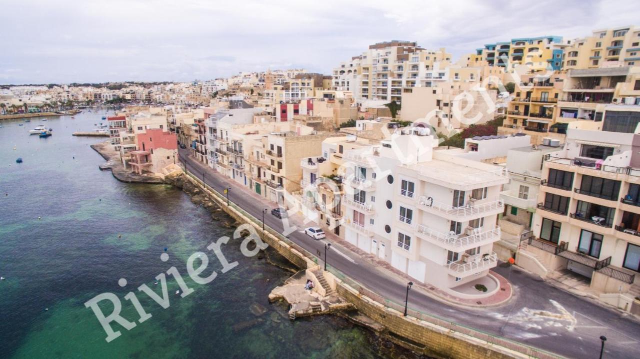 Riviera Holiday Apartments - Seafront - Wifi Marsaskala Dış mekan fotoğraf
